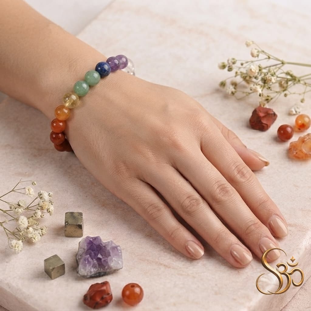 7 Chakra Bracelet view 2