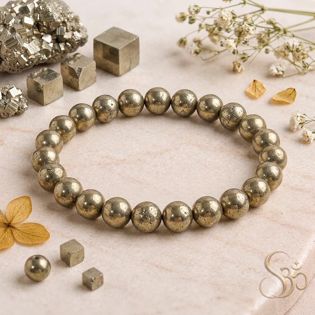 Pyrite Ring & Bracelet Set